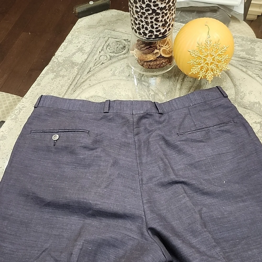 Givenchy men's navy linen blend dress pants like new 36